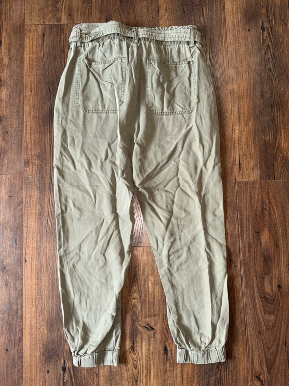 Abercrombie & Fitch Women’s High Waist Jogger Pants Size Small Olive Green - Picture 5 of 6